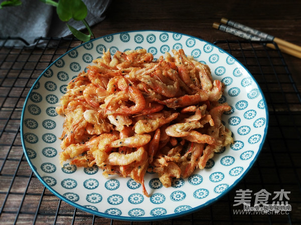 Fried Small River Prawns recipe