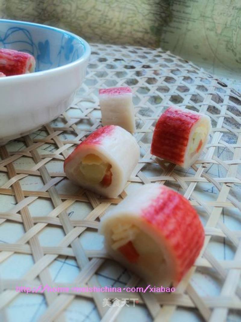 [crab Meat Roll Sushi] recipe