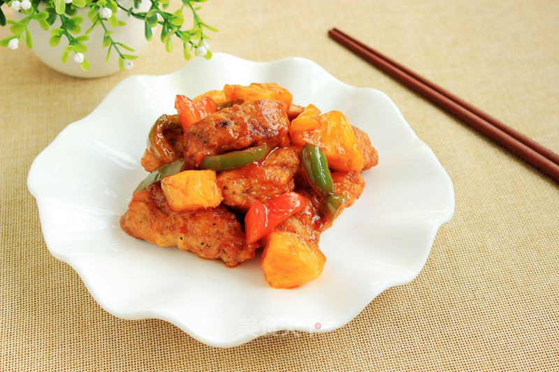 【xinwei Cook Trial Report】----pineapple Sour Pork recipe