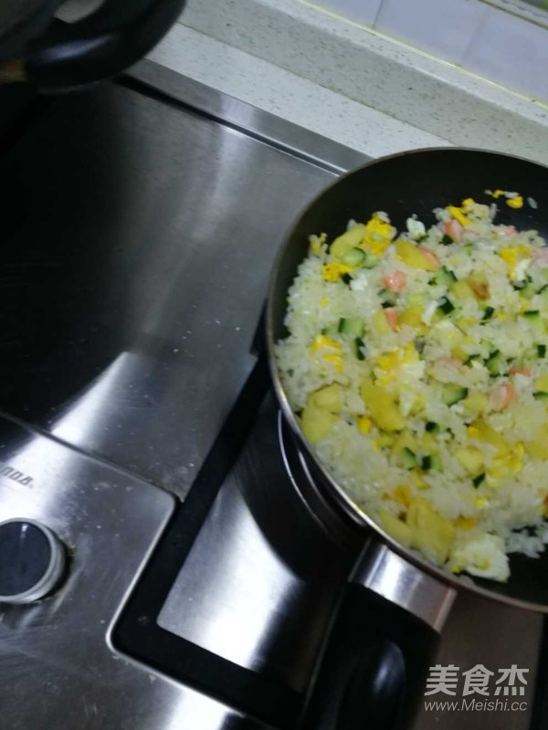 Pineapple Shrimp Fried Rice recipe