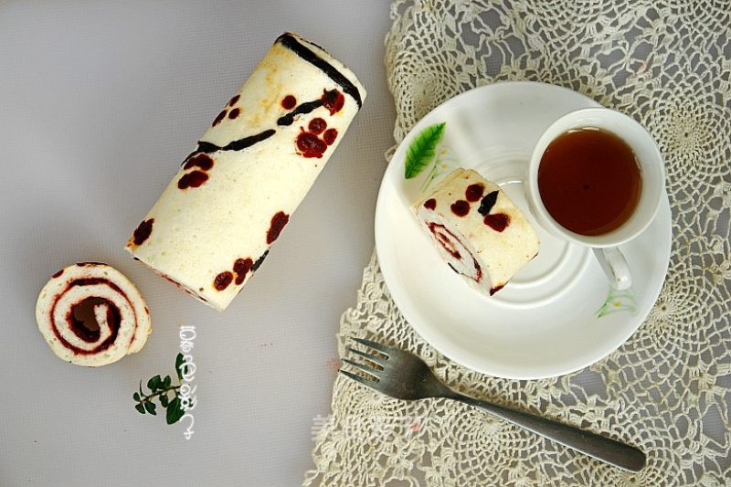 #信之美# Plum Blossom Yogurt Protein Roll recipe