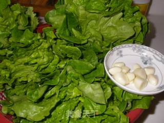 Lettuce in Oyster Sauce recipe