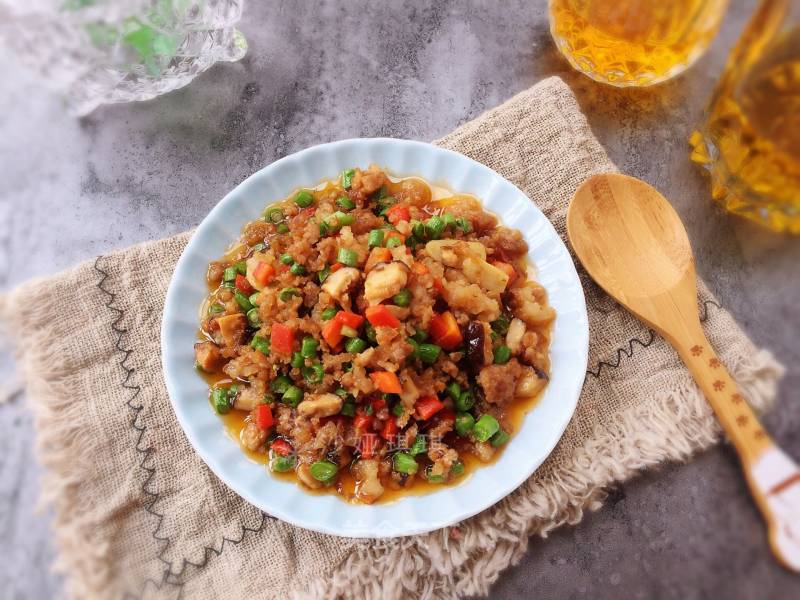 Choi Vegetable Minced Meat recipe