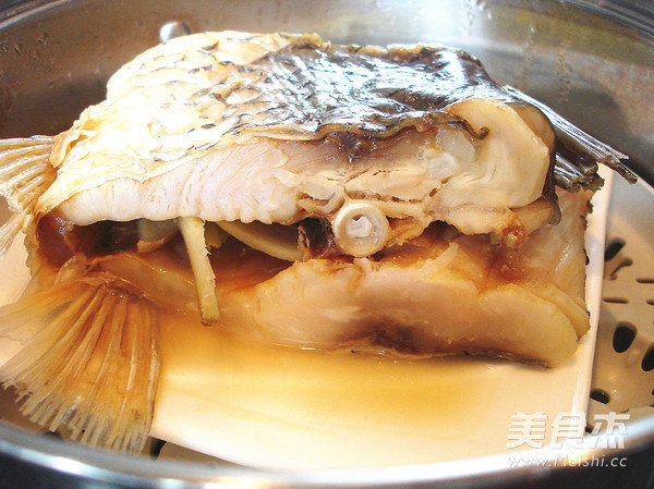 Steamed Salted Fish Rich in Vitamins recipe