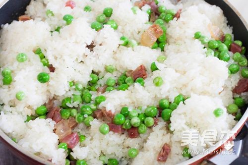 Glutinous Rice with Peas recipe