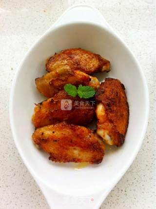 Fried and Grilled Chicken Wings for Two recipe