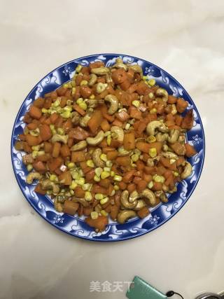 Carrot Corn Stir-fried Cashew Nuts recipe