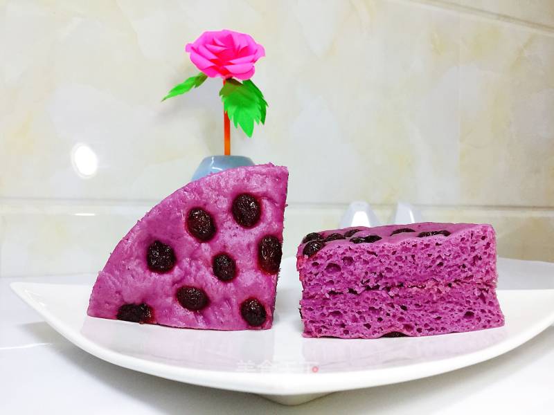 Purple Sweet Potato Cake recipe