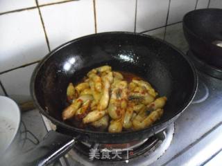 Spicy Stir-fried Bamboo Razor Clam recipe