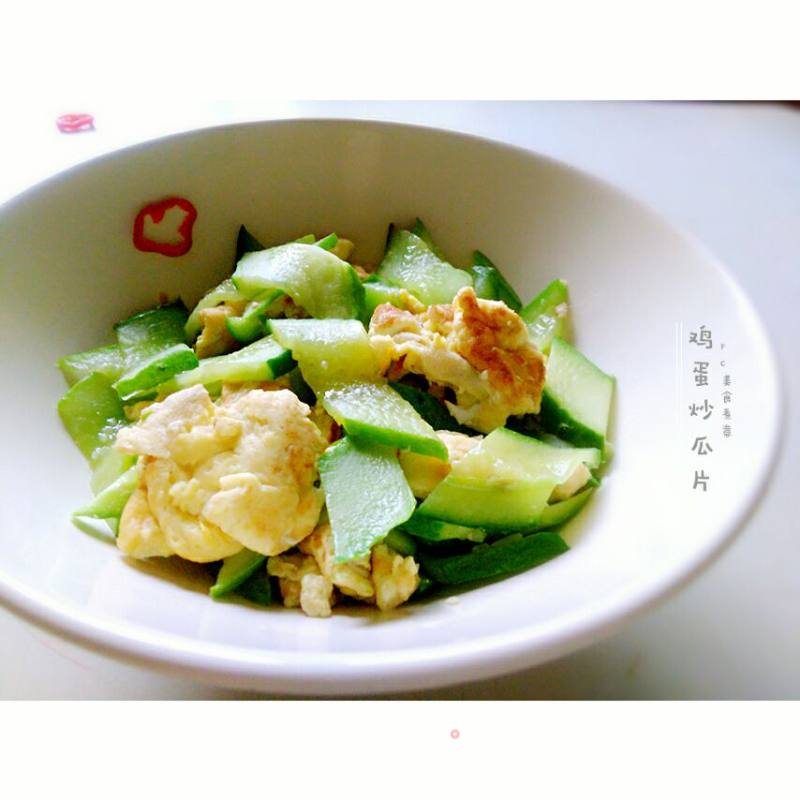 Fried Melon Slices with Egg recipe