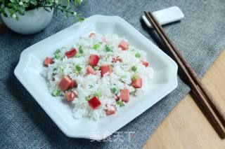 #米饭#red Sausage Fried Rice recipe