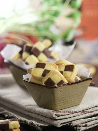 Two-color Small Checker Cookies