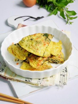 Fried Eggs with Wolfberry Leaves recipe