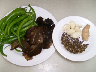 [little Daughter-in-law’s Home Cooking]-shredded Chicken with Pepper and Fungus recipe