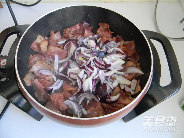 Roasted Bacon with Scallions recipe