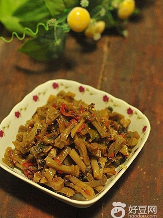 Stir-fried Sword Beans with Chopped Pepper recipe