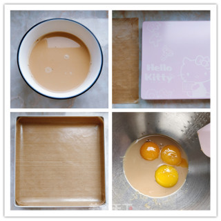 Pearl Milk Tea Box Cake recipe