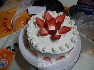 Strawberry Butter Decorating Cake recipe