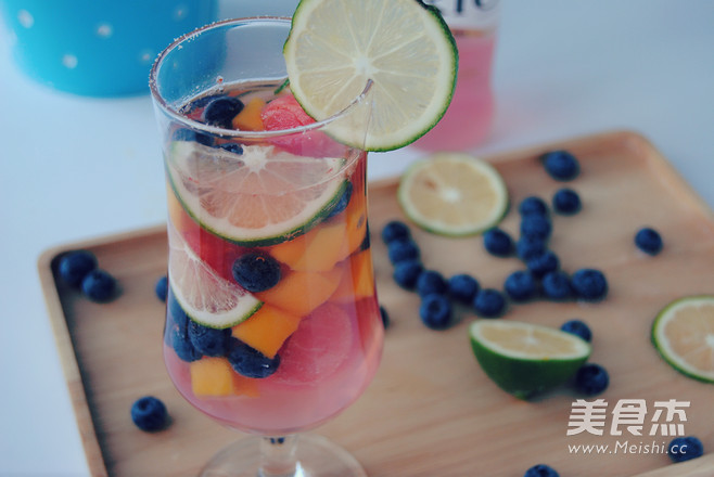 Colorful Fruit Cocktail recipe