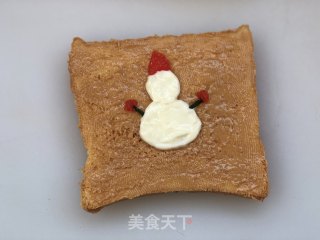 Little Snowman Toast recipe