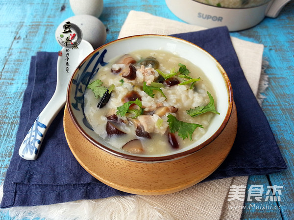 Congee with Preserved Egg and Lean Meat recipe