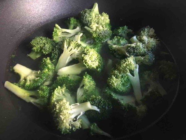 Fried Pleurotus Eryngii with Broccoli recipe