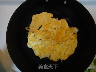 Scrambled Eggs with Loofah recipe