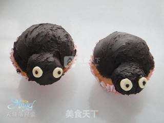 Halloween Spider Cup Cake recipe