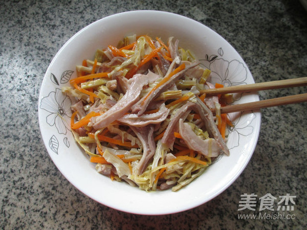 Lamb Tail and Bamboo Shoots Mixed with Pork Belly recipe