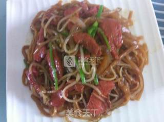 Stir-fried Niuhe recipe