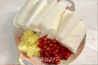 Hot and Sour Radish recipe