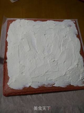 #四session Baking Contest and It's Love to Eat Festival#red Velvet Cream Cake Roll recipe