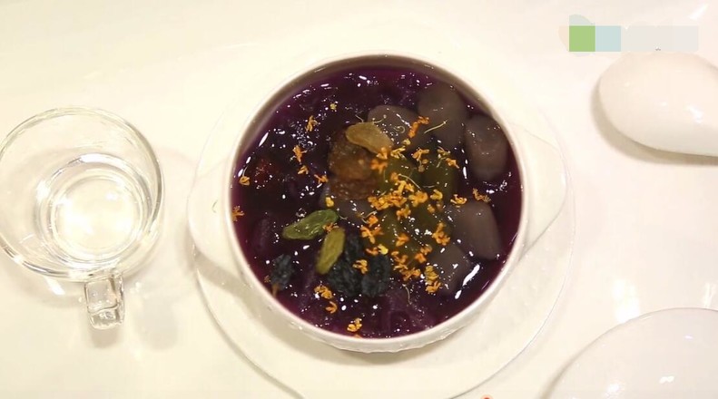 Purple Sweet Potato Tremella Bird's Nest recipe