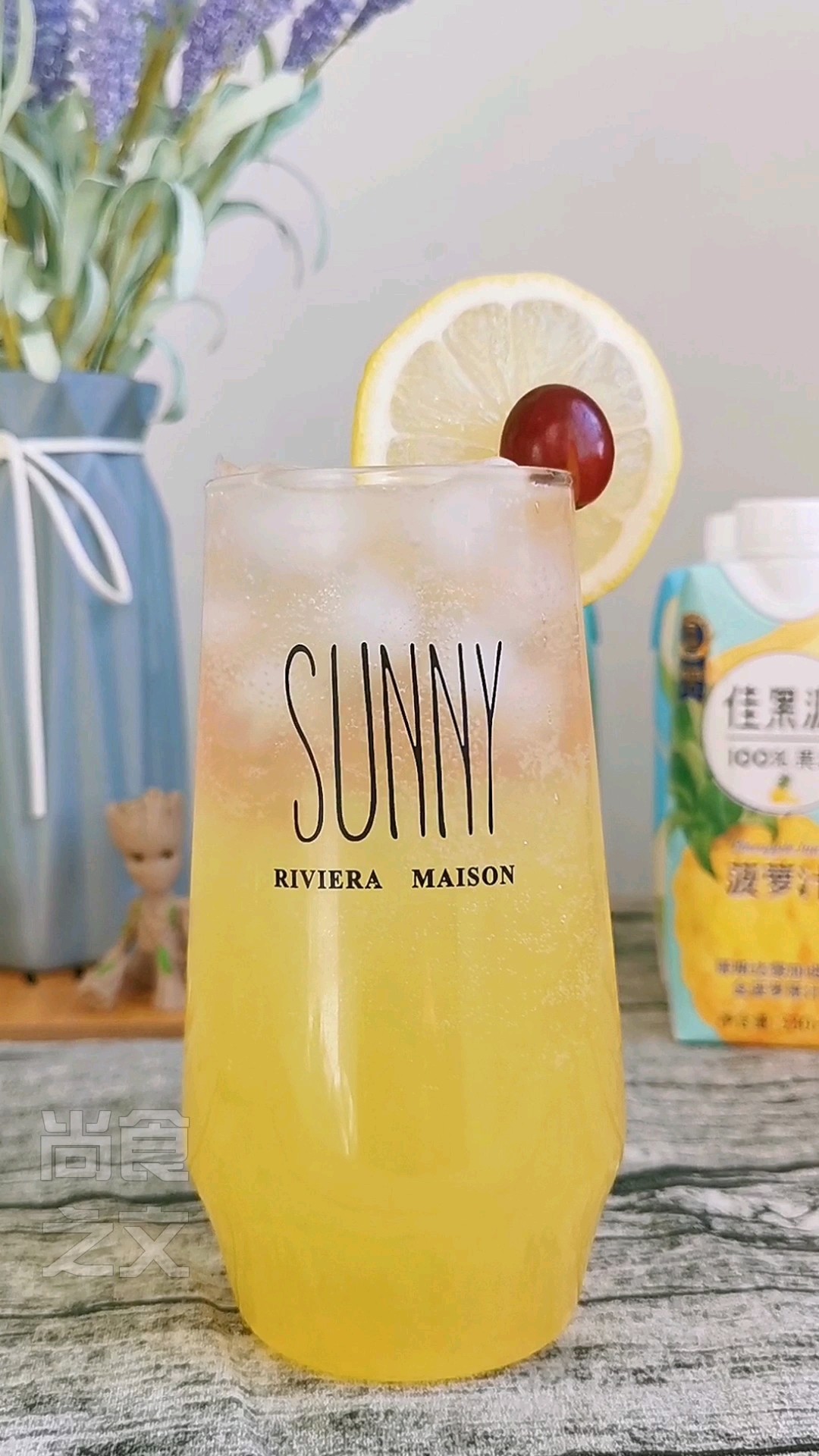 Get A High-value Pineapple Snow Peach Cocktail in 5 Minutes~