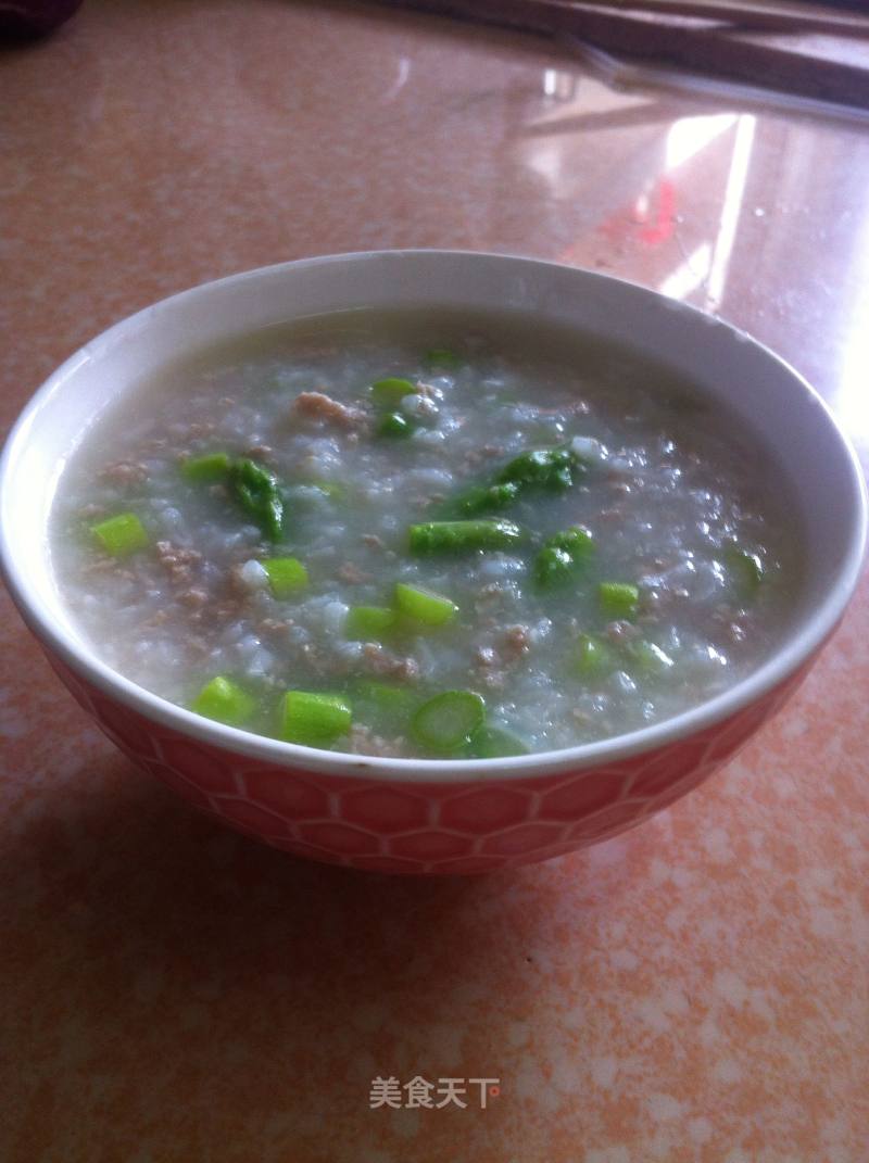 Asparagus Lean Pork Congee recipe