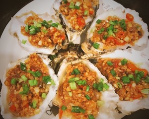 Super Simple ~ Steamed Garlic Oysters recipe