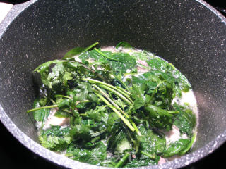 Beef Spinach Tofu Soup recipe