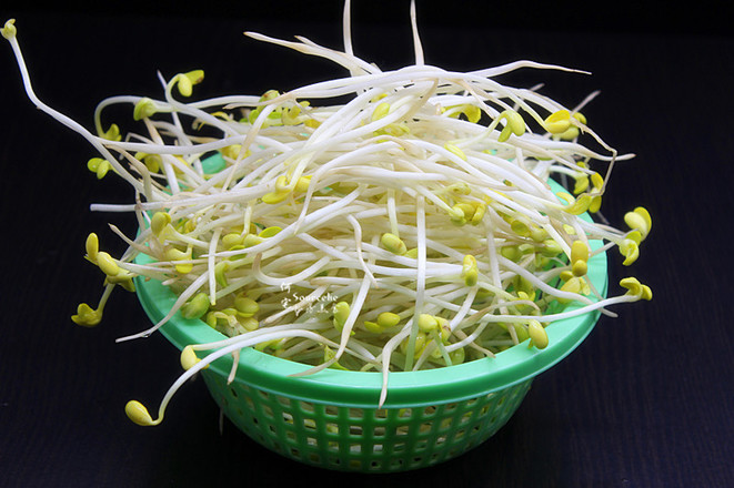 Stir-fried Macaroni with Bean Sprouts recipe