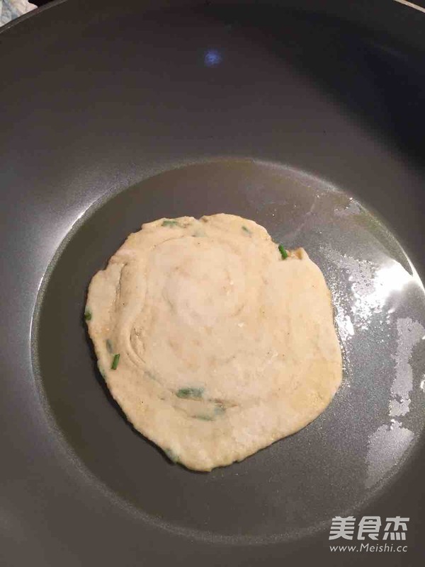 Green Onion Pancakes with Tahini Sauce recipe