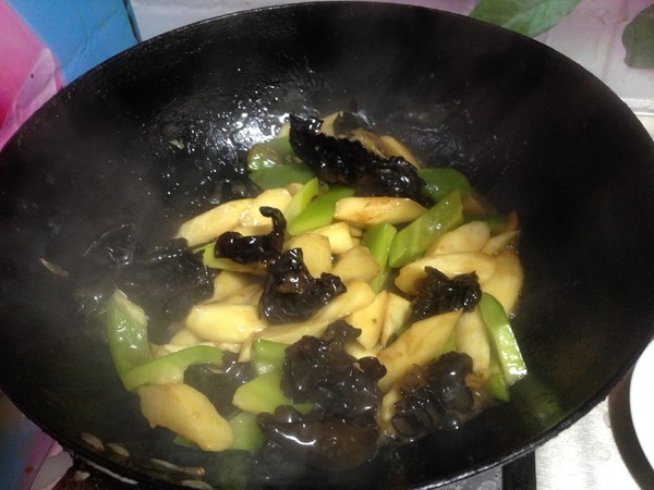 Stir-fried Rice White with Abalone Sauce recipe