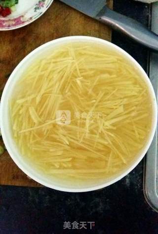 Hot and Sour Potato Shreds recipe