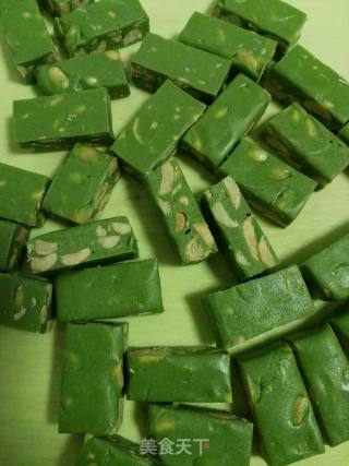 Matcha Peanut Nougat recipe