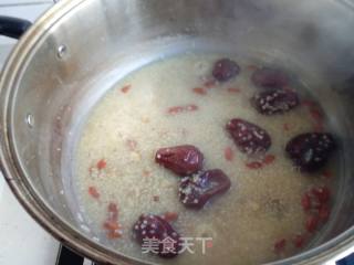 Chestnuts, Red Dates and Millet Porridge recipe