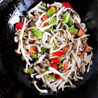 Stir-fried Crab Mushroom recipe