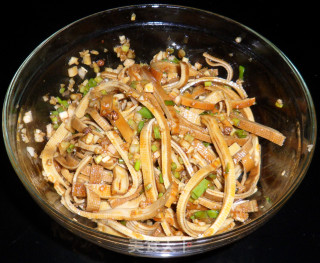 Shredded Scallion Spicy Dried Tofu recipe