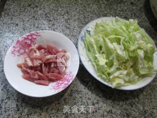 Stir-fried Cabbage with Bacon recipe