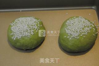 #aca烤明星大赛# Sesame Matcha Bag recipe