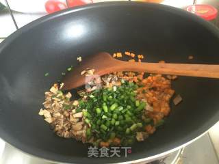 Matsutake Colorful Fried Rice recipe