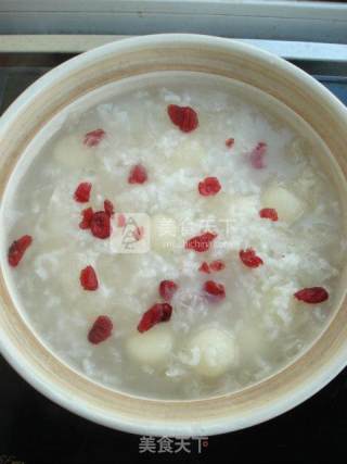 Cranberry Tremella Pear Porridge recipe