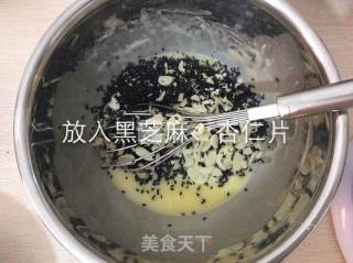 Black Sesame Almond Macaroons recipe